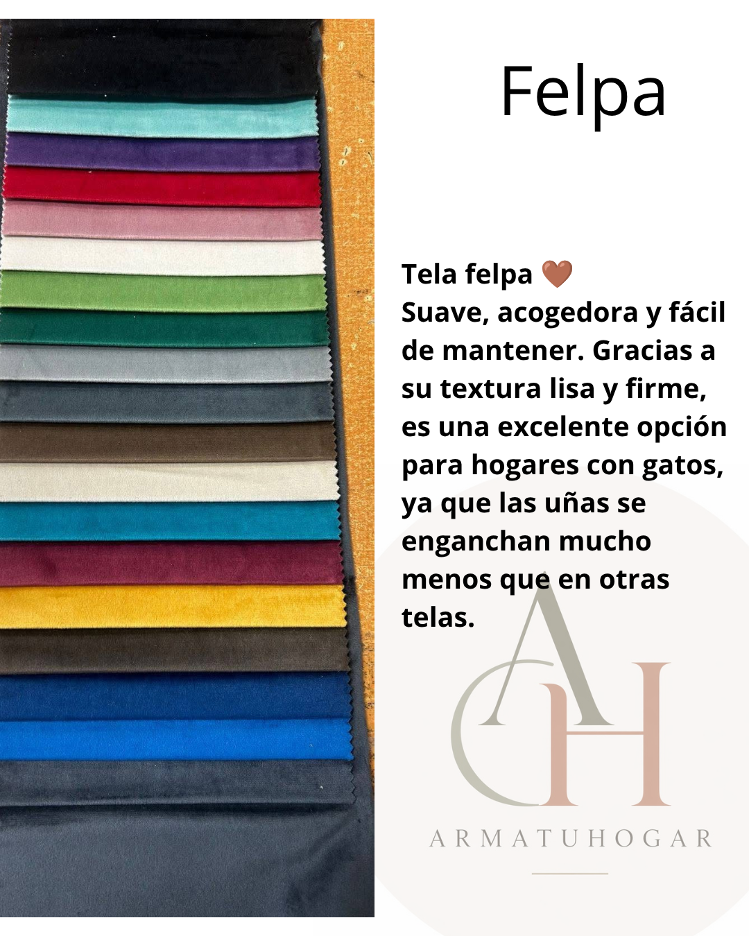 Catálogo de telas