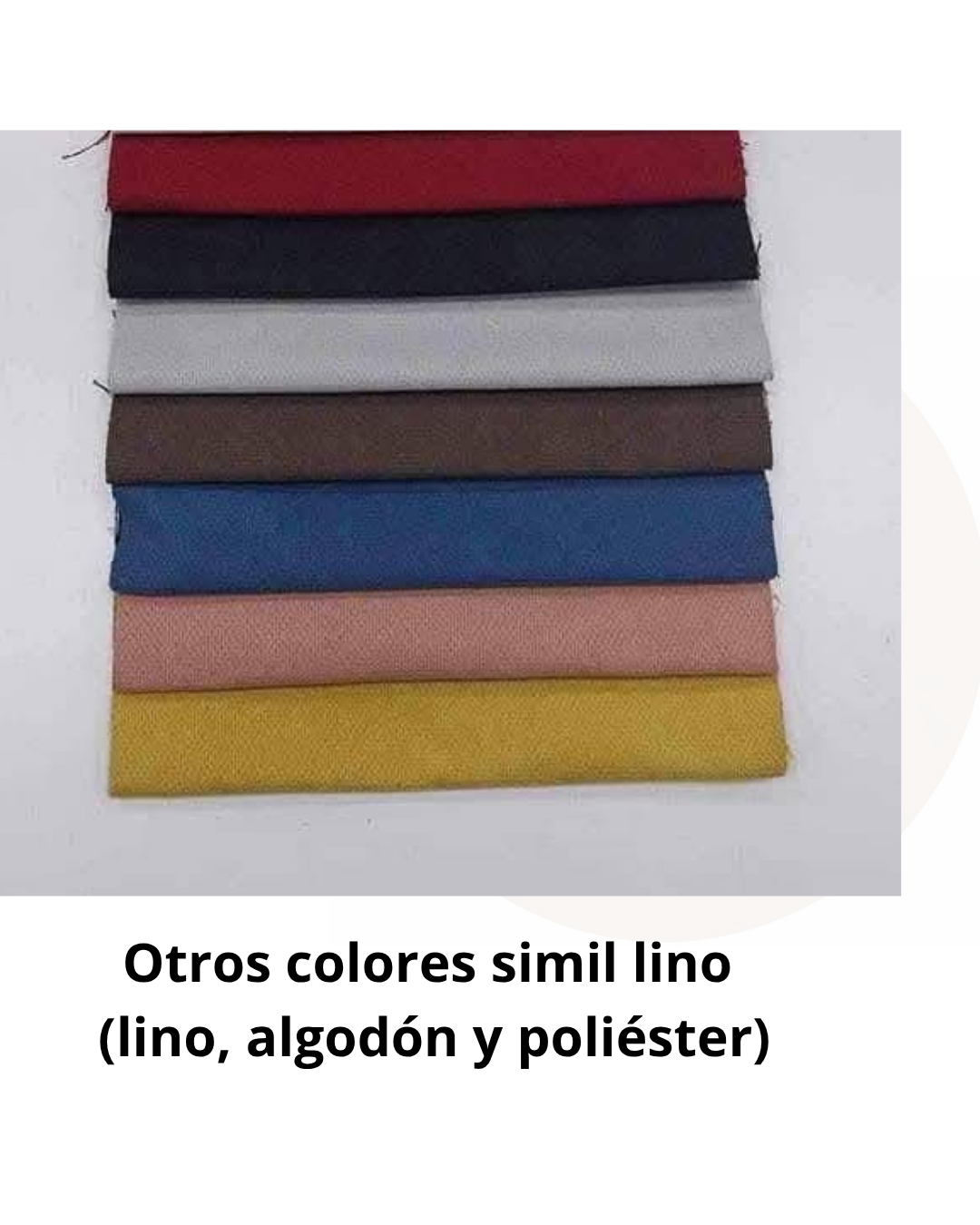 Catálogo de telas